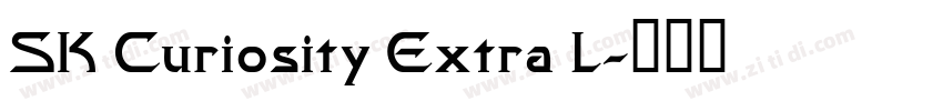 SK Curiosity Extra L字体转换